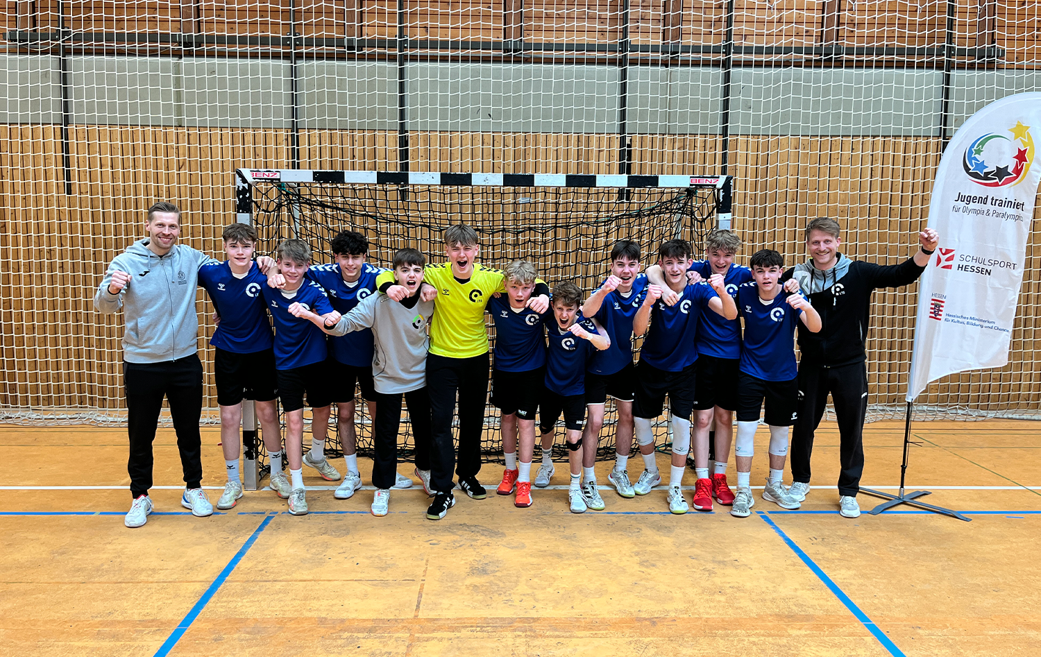 Lahntalschüler gewinnen hessischen Landesentscheid im Handball (U16) und qualifizieren sich für Berlin